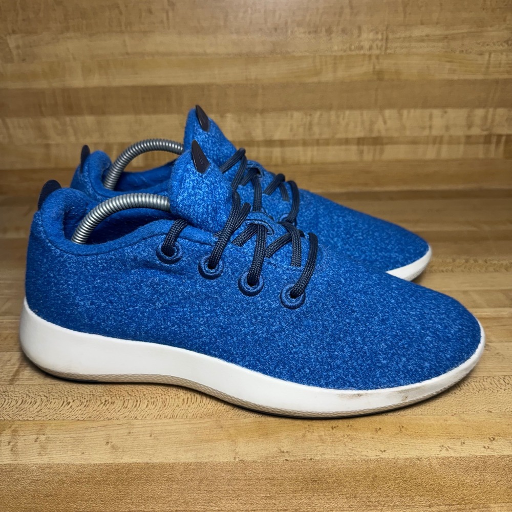 Allbirds Wool Runners Mens 10 Blue Merino Wool Sneakers WRM M10 Low Top Shoes